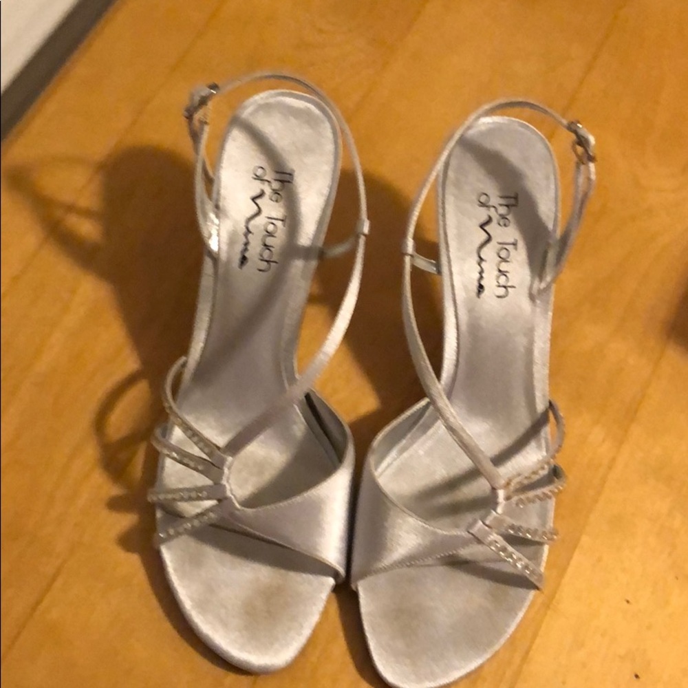 Silver heels